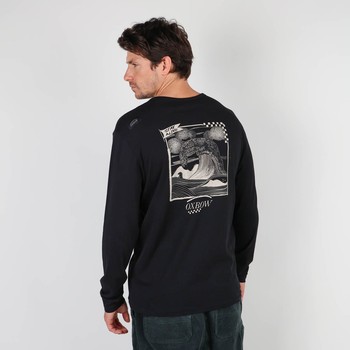 Oxbow Long sleeves crew neck straight cut cotton tee-shirt. Q2TAXTION