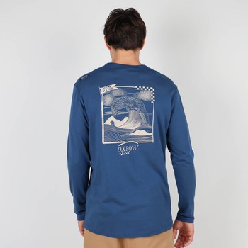 Oxbow Long sleeves crew neck straight cut cotton tee-shirt. Q2TAXTION