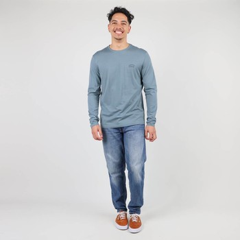 Oxbow Long sleeves crew neck straight cut cotton tee-shirt. Q2TEKOVA