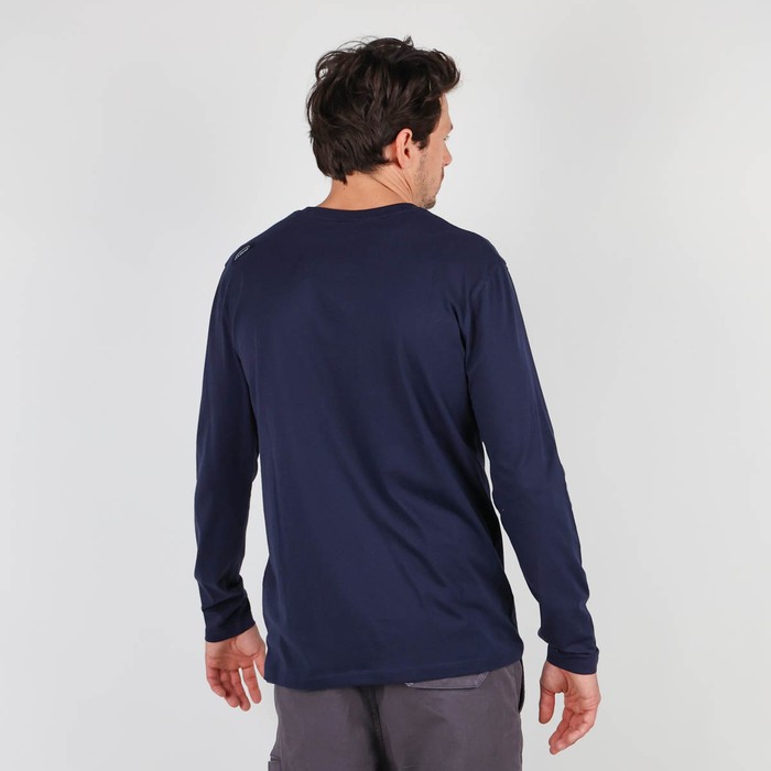 Oxbow Long sleeves crew neck straight cut cotton tee-shirt. Q2TWAINE