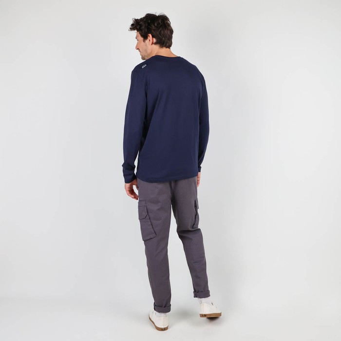 Oxbow Long sleeves crew neck straight cut cotton tee-shirt. Q2TWAINE
