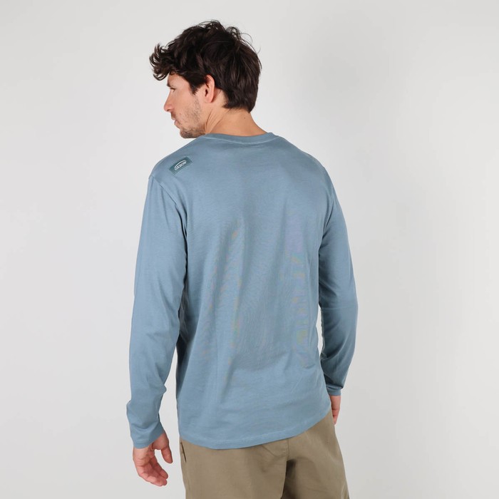 Oxbow Long sleeves crew neck straight cut cotton tee-shirt. Q2TWAINE