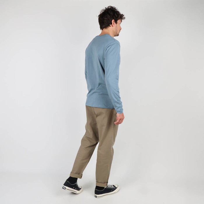 Oxbow Long sleeves crew neck straight cut cotton tee-shirt. Q2TWAINE