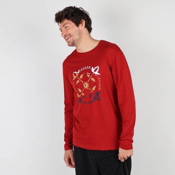 Oxbow Long sleeves crew neck straight cut cotton tee-shirt. Q2TWAINE