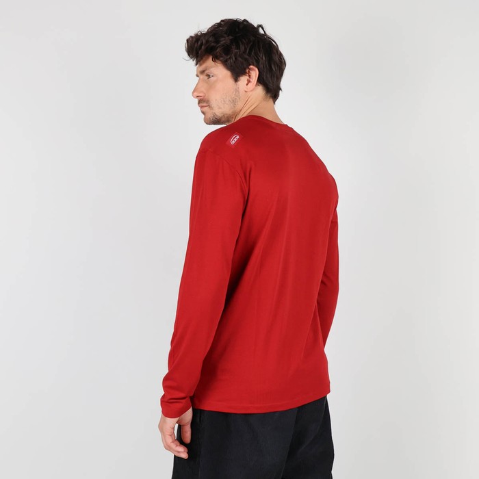 Oxbow Long sleeves crew neck straight cut cotton tee-shirt. Q2TWAINE