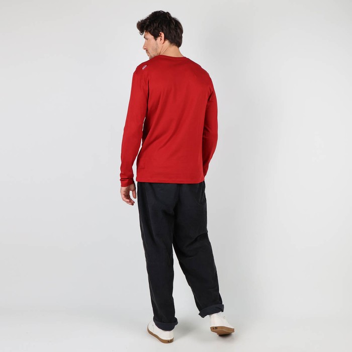 Oxbow Long sleeves crew neck straight cut cotton tee-shirt. Q2TWAINE