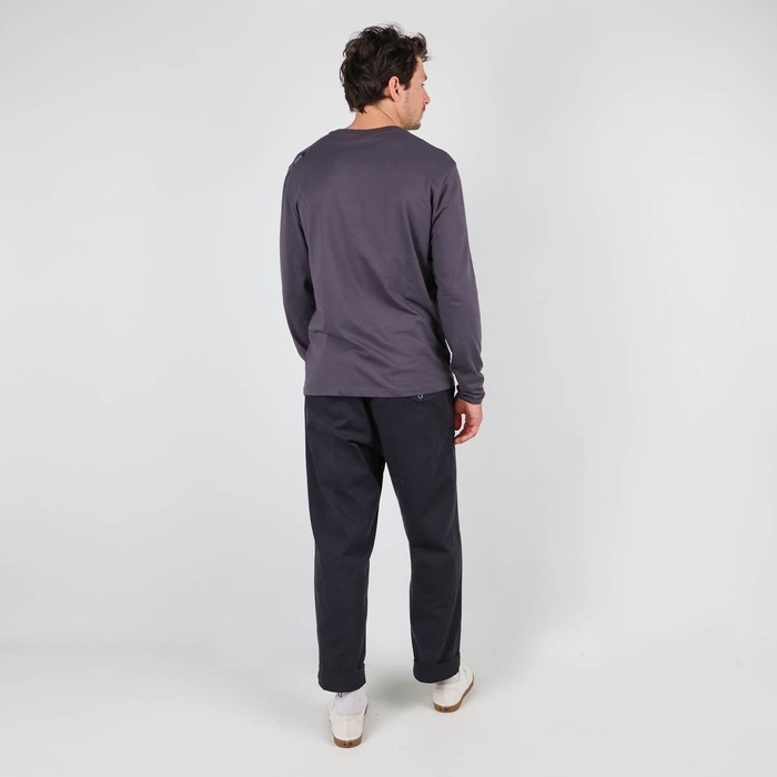 Oxbow Long sleeves crew neck straight cut cotton tee-shirt. Q2TWAINE