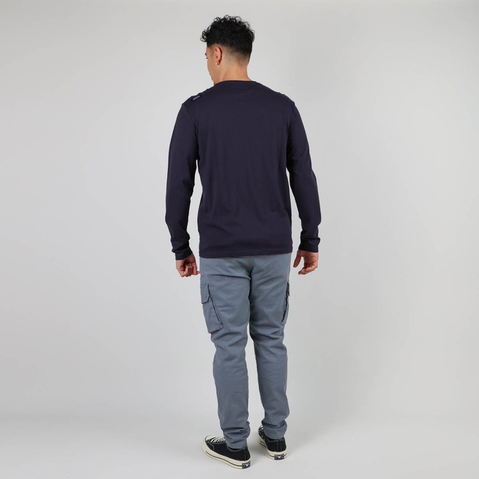 Oxbow Long sleeves crew neck straight cut cotton tee-shirt. Q2TIAGO