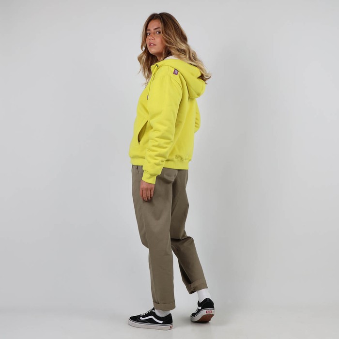 Oxbow Zippered hooded sherpa lining cotton sweatshirt. Q2SWIPS