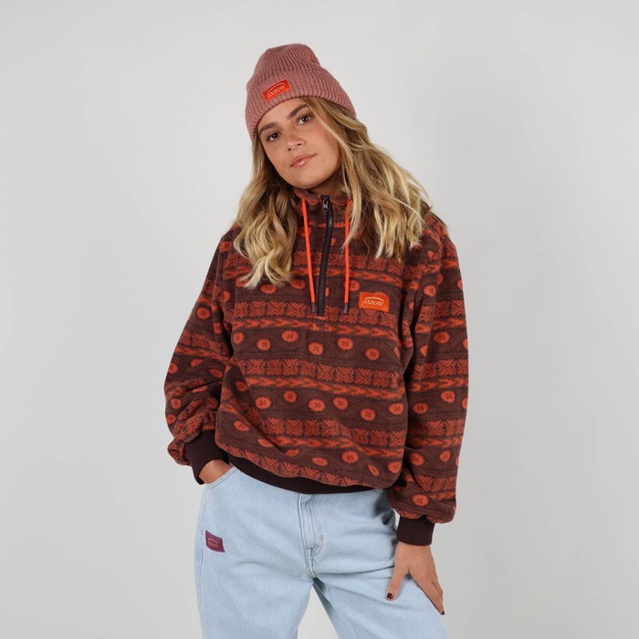 Oxbow Half-zip high-neck polyester fleece. Q2SARA