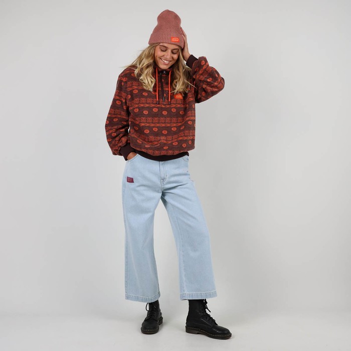 Oxbow Half-zip high-neck polyester fleece. Q2SARA