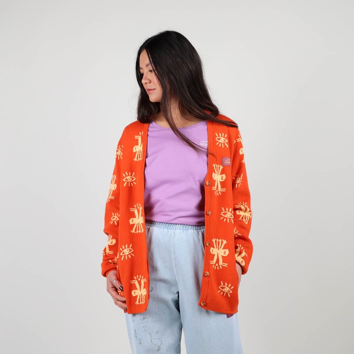 Oxbow Long sleeves straight-cut cotton cardigan. Q2PILAR