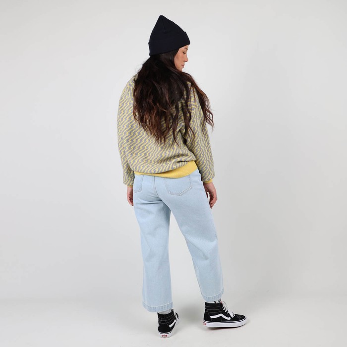 Oxbow Hooded loose cut acrylic sweater. Q2PIETAN