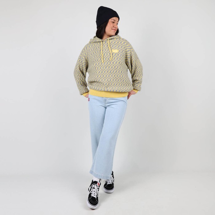 Oxbow Hooded loose cut acrylic sweater. Q2PIETAN