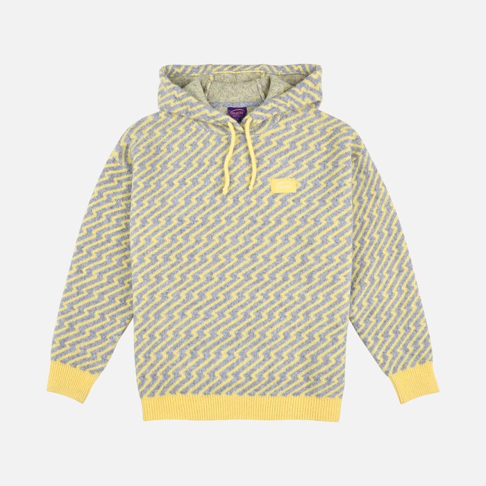 Oxbow Hooded loose cut acrylic sweater. Q2PIETAN