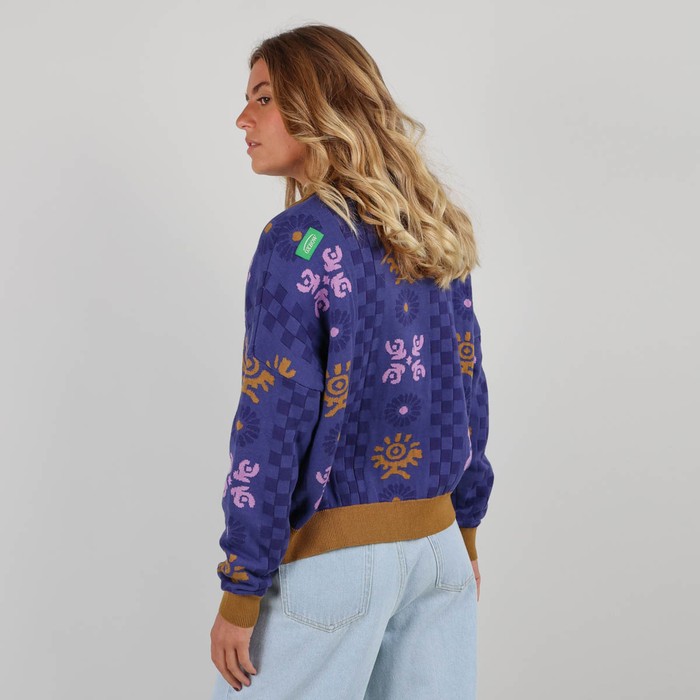 Oxbow Zippered hig neck coton sweater. Q2PERIKLES