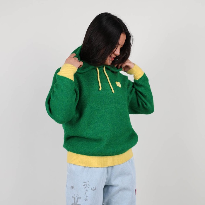 Oxbow Hooded acrylic sweater. Q2 PIETA
