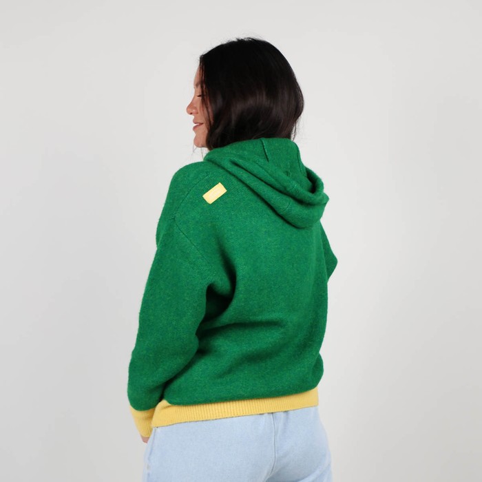 Oxbow Hooded acrylic sweater. Q2 PIETA