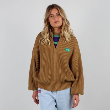 Oxbow Zippered long sleeves cotton cardigan. Q2PIMS