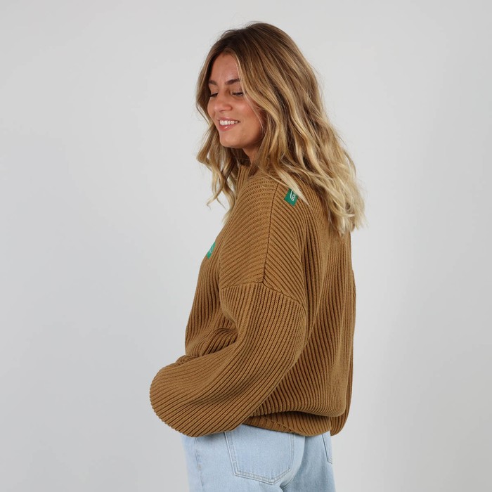 Oxbow Zippered long sleeves cotton cardigan. Q2PIMS