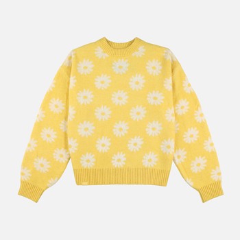 Oxbow Crew neck oversize cut acrylic sweater. Q2PANDORA