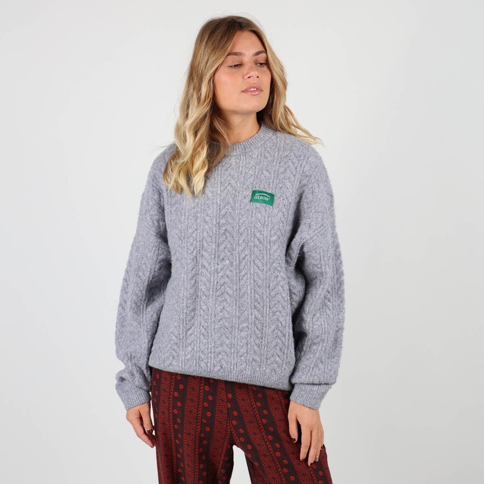 Oxbow Crew neck oversize cut acrylic sweater. Q2PAKOTAI