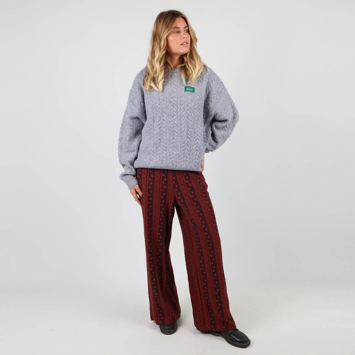 Oxbow Crew neck oversize cut acrylic sweater. Q2PAKOTAI