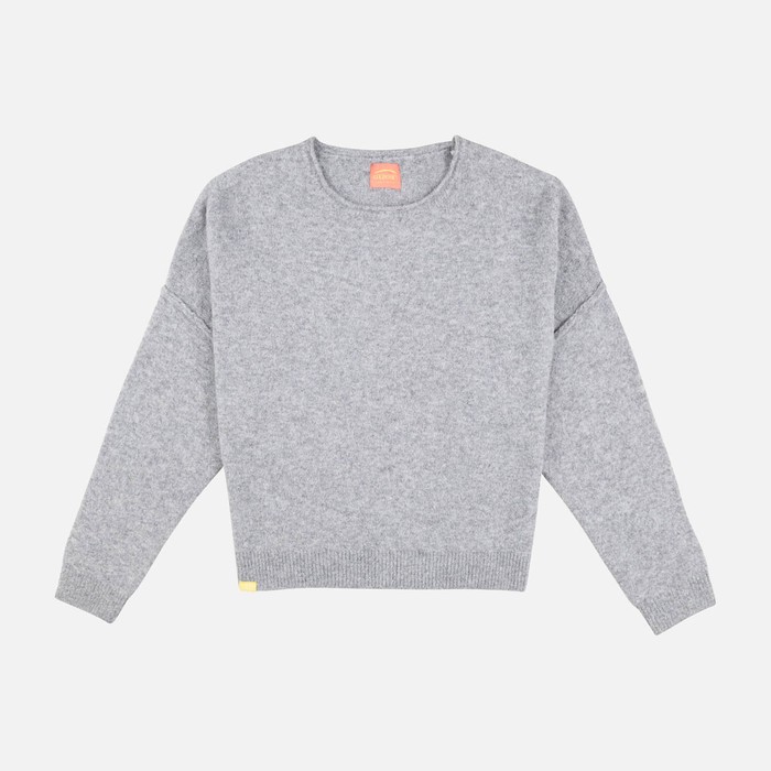 Oxbow Crew neck oversize cut acrylic sweater. Q2PETRA
