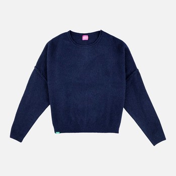 Oxbow Crew neck oversize cut acrylic sweater. Q2PETRA