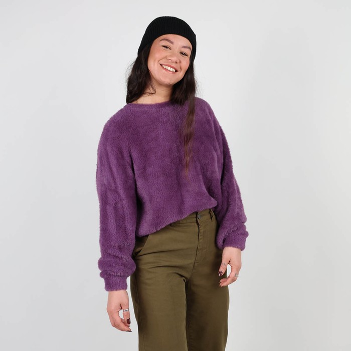 Oxbow Crew neck loose cut polyamide sweater. Q2PERSEPHONE