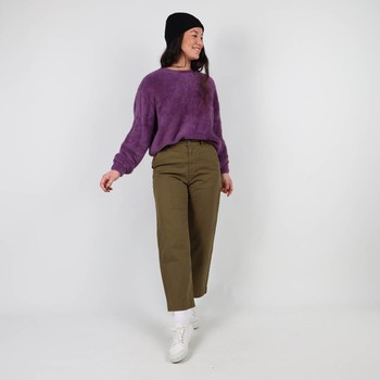 Oxbow Crew neck loose cut polyamide sweater. Q2PERSEPHONE