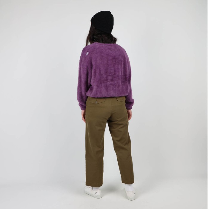 Oxbow Crew neck loose cut polyamide sweater. Q2PERSEPHONE