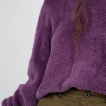 Oxbow Crew neck loose cut polyamide sweater. Q2PERSEPHONE