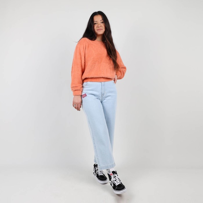 Oxbow Crew neck loose cut polyamide sweater. Q2PERSEPHONE