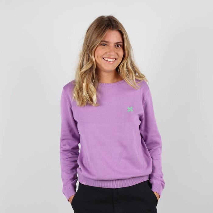 Oxbow Crew neck straight cut cotton sweater. Q2PAEROA