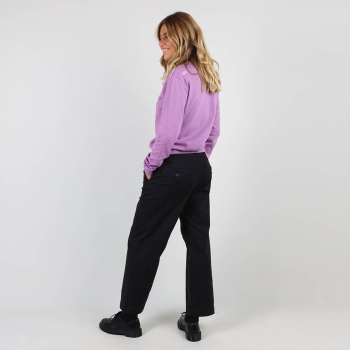 Oxbow Crew neck straight cut cotton sweater. Q2PAEROA