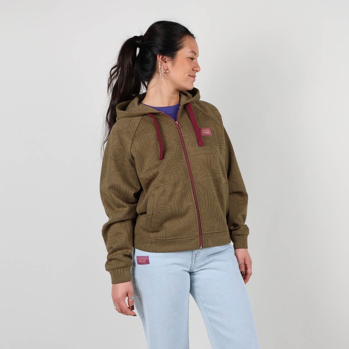 Oxbow Zippered hooded cotton sweatshirt. Q2SIMONE