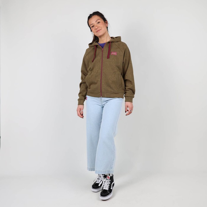 Oxbow Zippered hooded cotton sweatshirt. Q2SIMONE