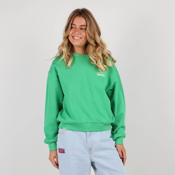 Oxbow Crew neck large cut cotton sweatshirt. Q2SARDI
