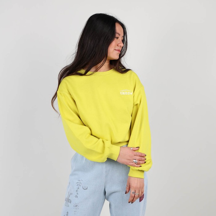 Oxbow Crew neck large cut cotton sweatshirt. Q2SARDI