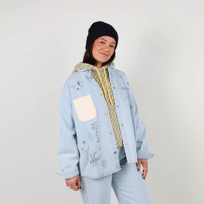 Oxbow Long sleeves denim shirt. Q2COCHA