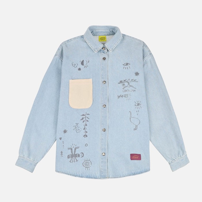 Oxbow Long sleeves denim shirt. Q2COCHA