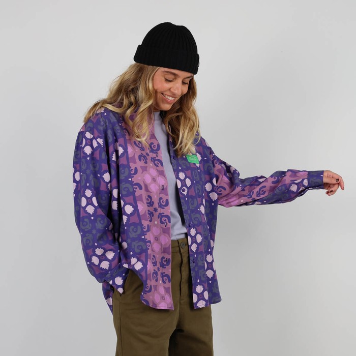 Oxbow Printed  fluid shirt Q2CASTEL