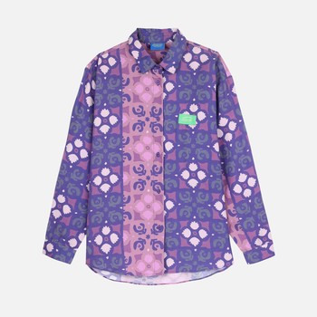 Oxbow Printed  fluid shirt Q2CASTEL