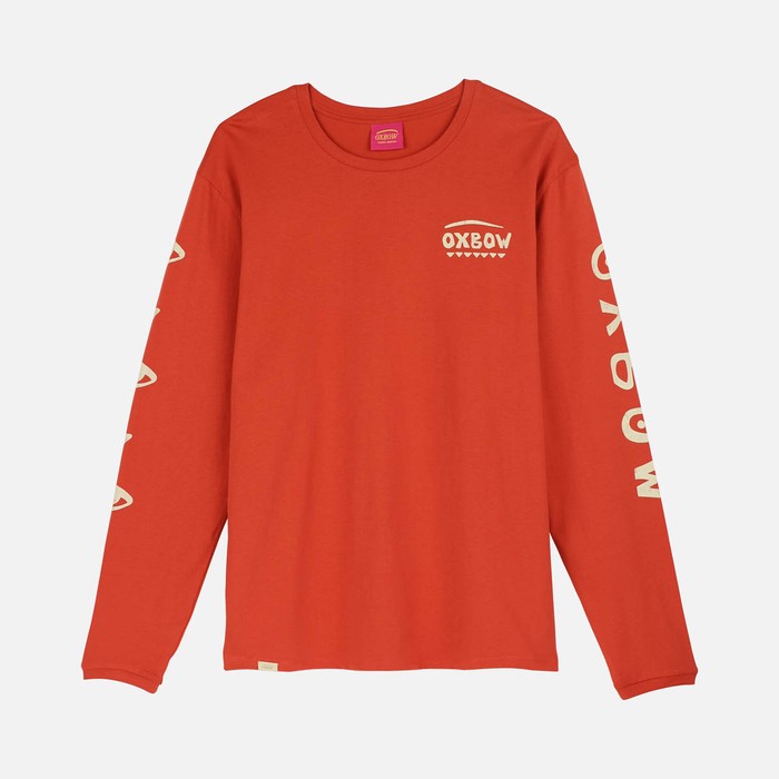 Oxbow Crew neck short sleeves straight cut organic cotton tee-shirt. Q2TAJIO