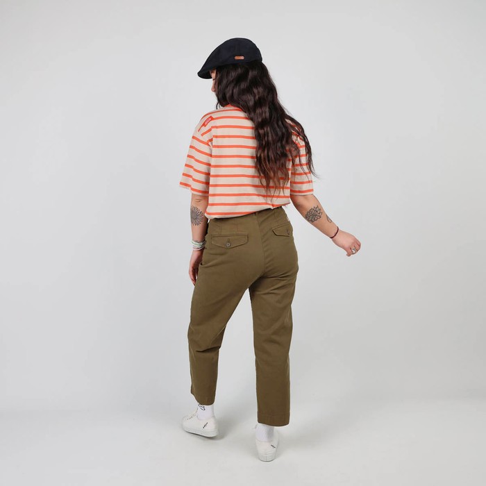 Oxbow Crew neck short sleeves straight cut organic cotton tee-shirt. Q2TERAYE