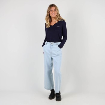 Oxbow Long sleeves crew neck modal tee-shirt. Q2THAMALONG