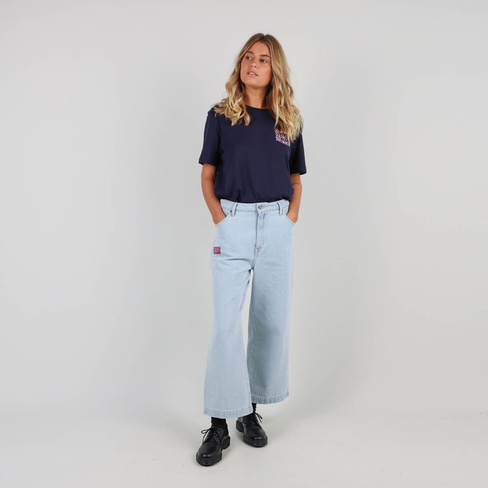 Oxbow Crew neck short sleeves straight cut organic cotton tee-shirt. Q2TEELAC