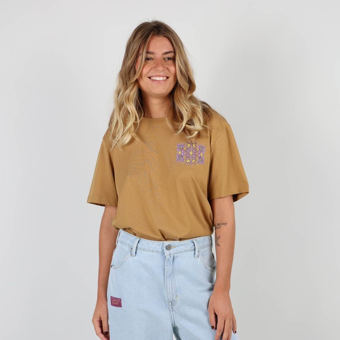 Oxbow Crew neck short sleeves straight cut organic cotton tee-shirt. Q2TEELAC