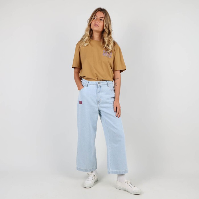 Oxbow Crew neck short sleeves straight cut organic cotton tee-shirt. Q2TEELAC